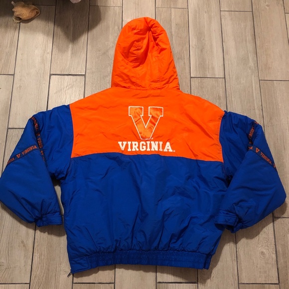 Vintage university of Virginia UVA Nylon Coat XL - Picture 9 of 10